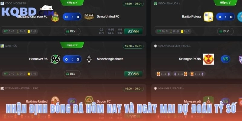 Nhận định bóng đá hôm nay cập nhật dự đoán và soi kèo chính xác
